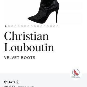 Christion louboutin high boots